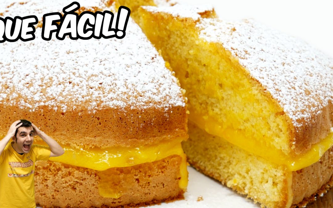 el PASTEL FAVORITO de ITALIA! 😍🥧🍊 SENCILLO, FÁCIL y DELICIOSO .Tarta rellena de naranja Receta # 760