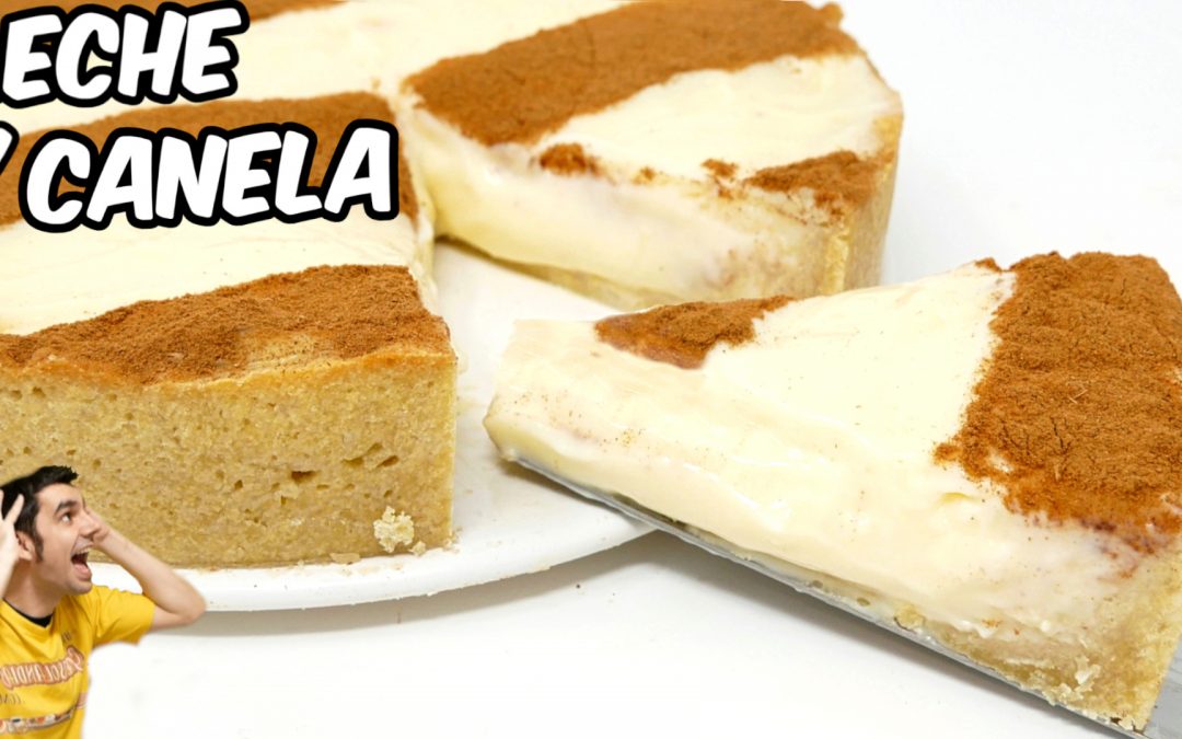 TARTA de LECHE y CANELA LIGERA DELICIOSA Y MUY FÁCIL , TE ENCANTARÁ este PASTEL o TORTA Receta # 764