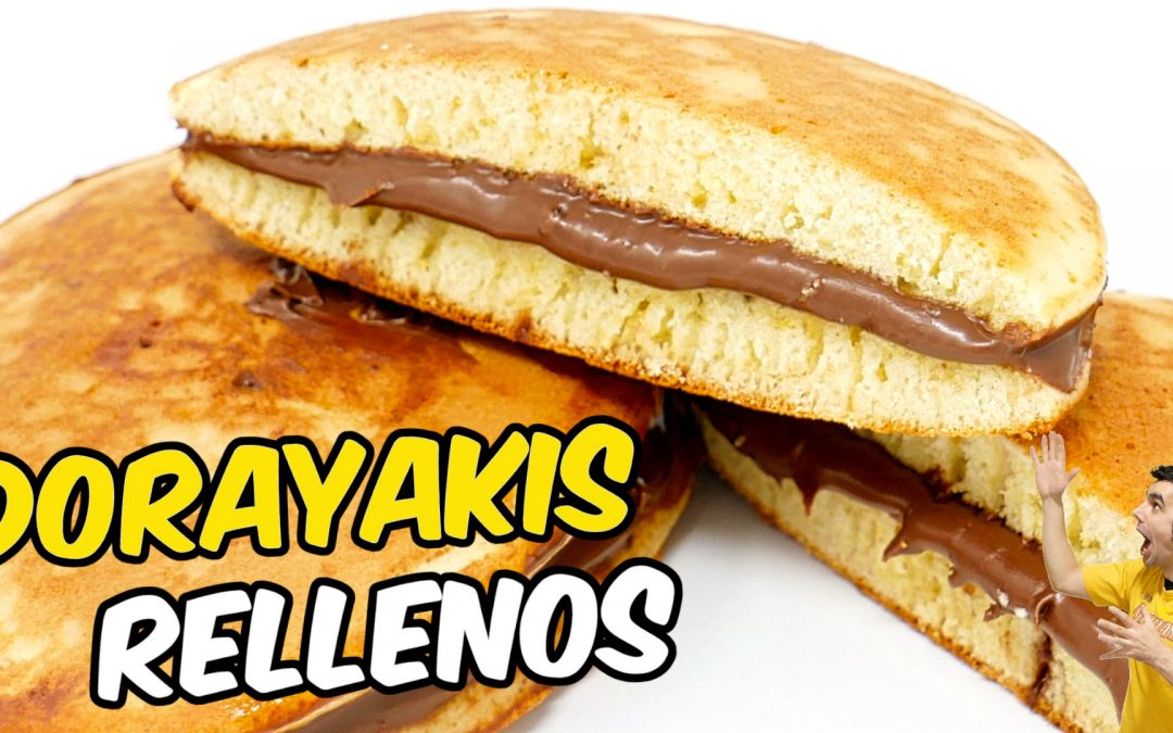 DORAYAKIS RELLENOS 😍🍪😋 panqueque japonés o tortitas DELICIOSAS y RÁPIDAS DORAEMON Receta # 757