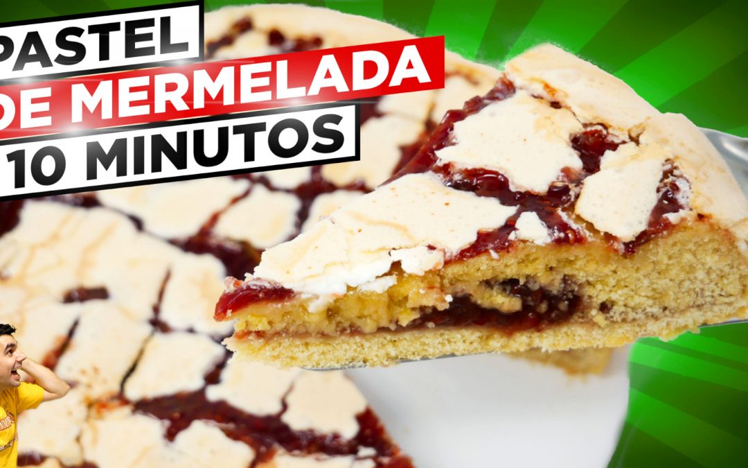 PASTEL 10 MINUTOS! 😍🍰😋 MASA casera RELLENO de MERMELADA SIN MANTEQUILLA, FÁCIL y RÁPIDO Receta # 772