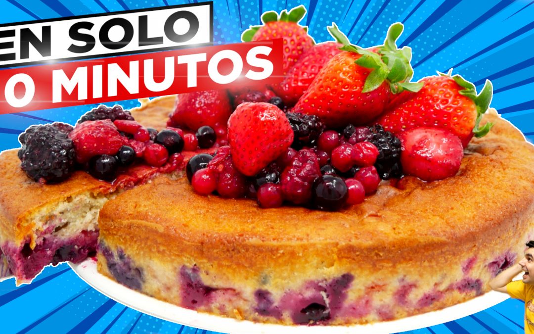 La RECETA de TARTA MÁS FÁCIL 😍🍓🍰 DELICIOSO BIZCOCHO en 10 MINUTOS SE DERRITE EN TU BOCA Receta # 784