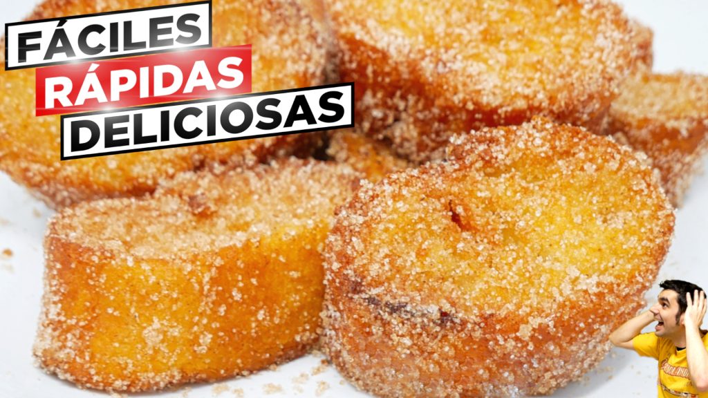 Las TORRIJAS MAS RÁPIDAS FÁCILES y DELICIOSAS 🥖🥞 (Torrejas, SIN HUEVO y SIN HORNO) Receta # 797