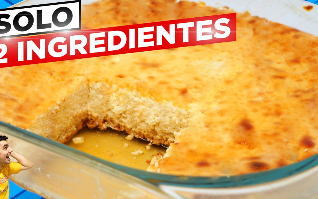 EL POSTRE MAS RICO Y FÁCIL en MINUTOS ( SOLO 2 INGREDIENTES)😋🍮😍 SIN GLUTEN CREMOSO Receta # 791