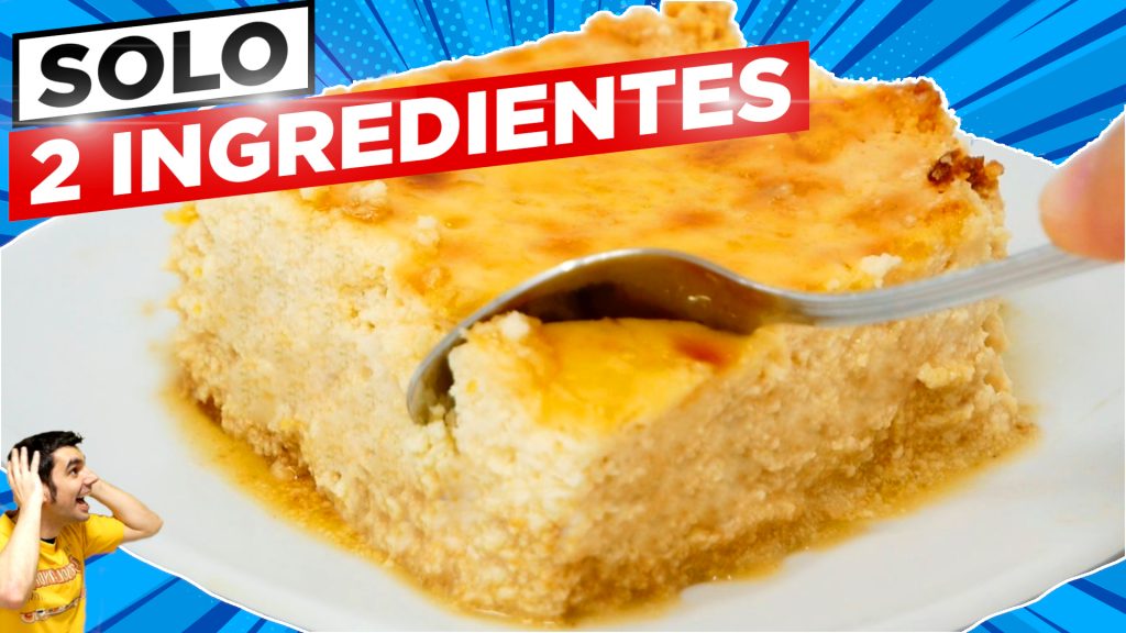 EL POSTRE MAS RICO Y FÁCIL en MINUTOS ( SOLO 2 INGREDIENTES)😋🍮😍 SIN GLUTEN CREMOSO Receta # 791