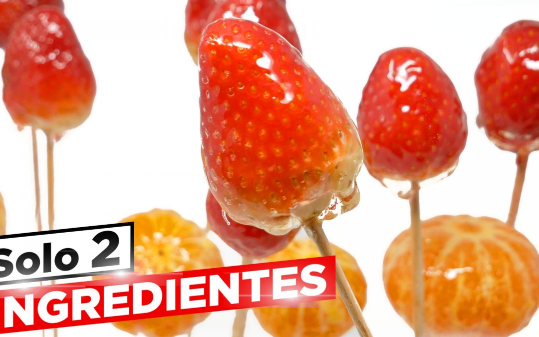 FRUTA CRISTALIZADA la receta PERFECTA de TANGHULU 😍🍓🍊 (2 Ingredientes) Los TIPS PERFECTOS # 808