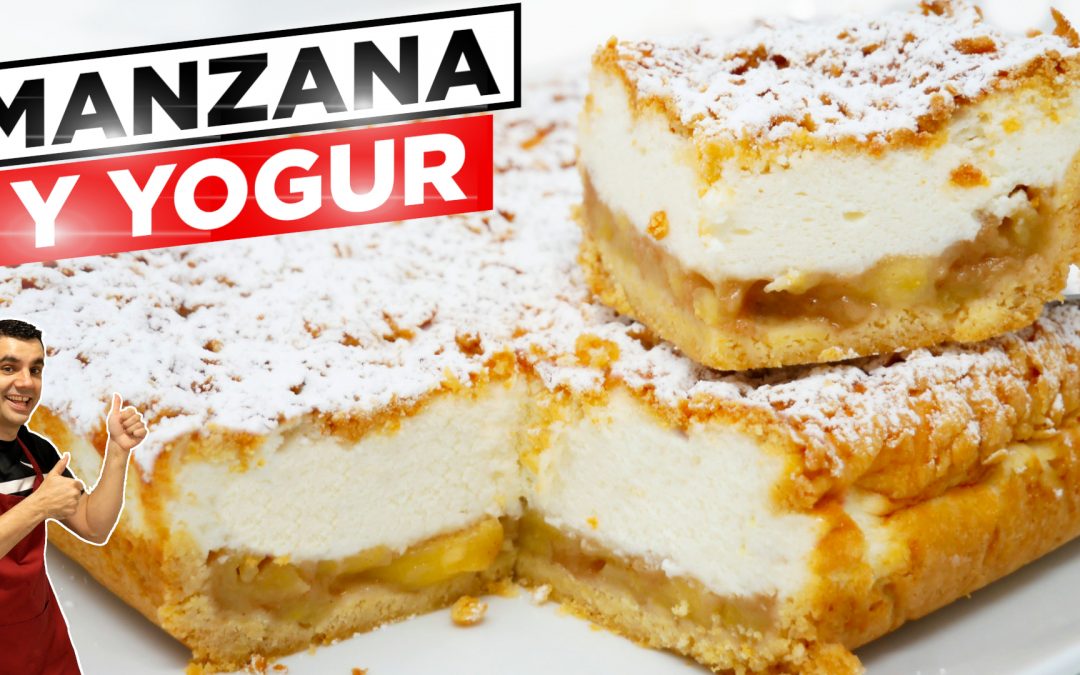 La TARTA DE MANZANA Y YOGUR, que te va a SORPRENDER. 🍏😍😋 FÁCIL y DELICIOSA Receta # 822
