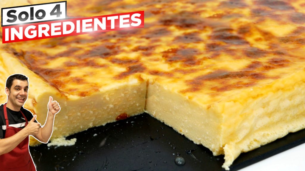 El POSTRE MAS RICO Y FÁCIL en 5 MINUTOS y SIN HARINA 😋🍮😍 (SOLO 4 INGREDIENTES) Receta # 823