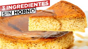 FLAN FÁCIL, SÓLO 3 INGREDIENTES y SIN HORNO.😍🍮 El postre más rico y rápido Receta #830