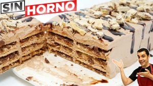 POSTRE FRÍO con solo 4 Ingredientes y SIN HORNO 😍🍫 (PASTEL Muy fácil cremoso y delicioso) Receta 836