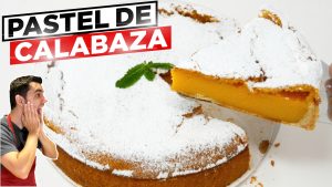 TARTA de CALABAZA CREMOSO😍🎃😋 Receta de pastel fácil y delicioso (Zapallo o Auyama) # 850