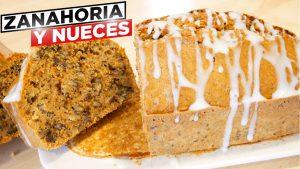 🍰🍴Rico Bizcocho de Zanahoria y Nueces con Glaseado de Queso Crema!🧀🥕 Receta # 878
