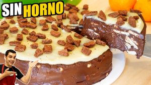 😍 ¡La mejor tarta cremosa SIN HORNO! Receta fácil y rápida con galletas y chocolate 🍪🍫 Receta # 898