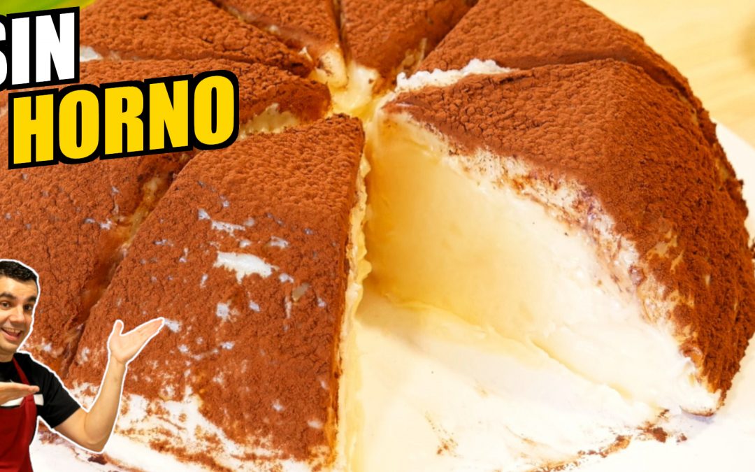 Postre exprés SIN HORNO y sin gluten: solo 4 INGREDIENTES y listo en 5 minutos 🍰😋