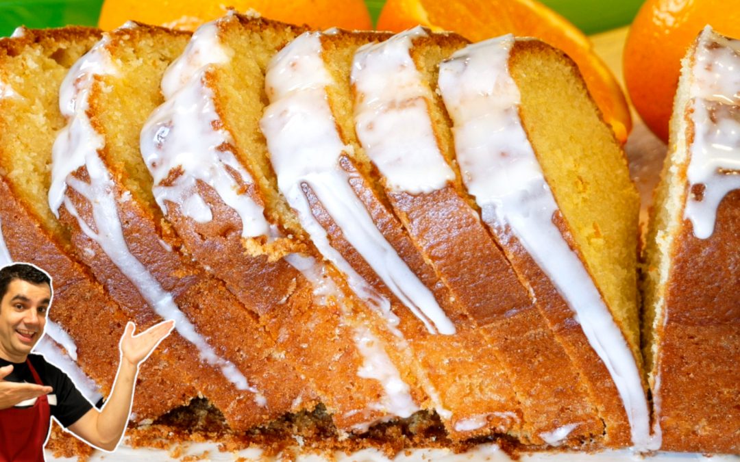 🍊🍰 Cómo hacer un pastel NUBE de YOGUR y NARANJA sin pesar los ingredientes 🍰🍊 ¡En solo 5 minutos!