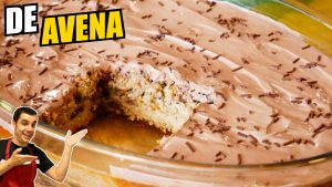 ¿Te gustan los POSTRES saludables? Con AVENA y PLÁTANO receta sin azúcar deliciosa 🥣🍌. 