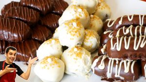 🍰🍫 Deliciosos bombones de chocolate sin horno y con solo 3 ingredientes | Receta fácil # 921