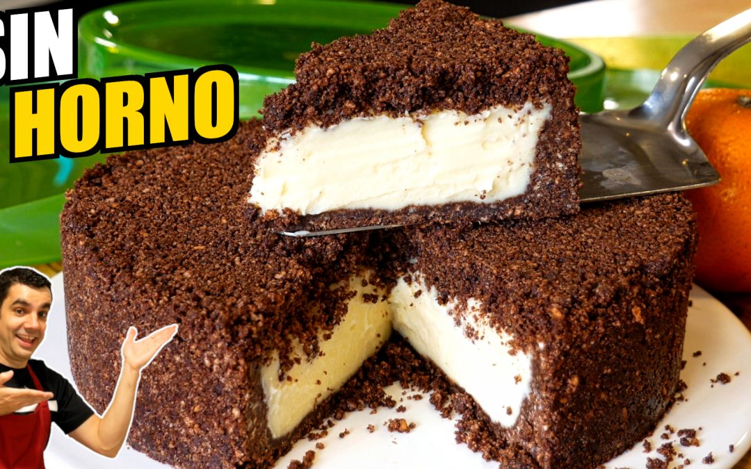 Pastel con CREMA SIN HORNO, 😍😋Simple cremoso y DELICIOSO. Receta fácil