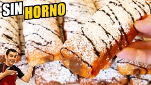 Delicias RELLENAS : Cañas Mágicas SIN HORNO😍😋🔥 Receta # 984