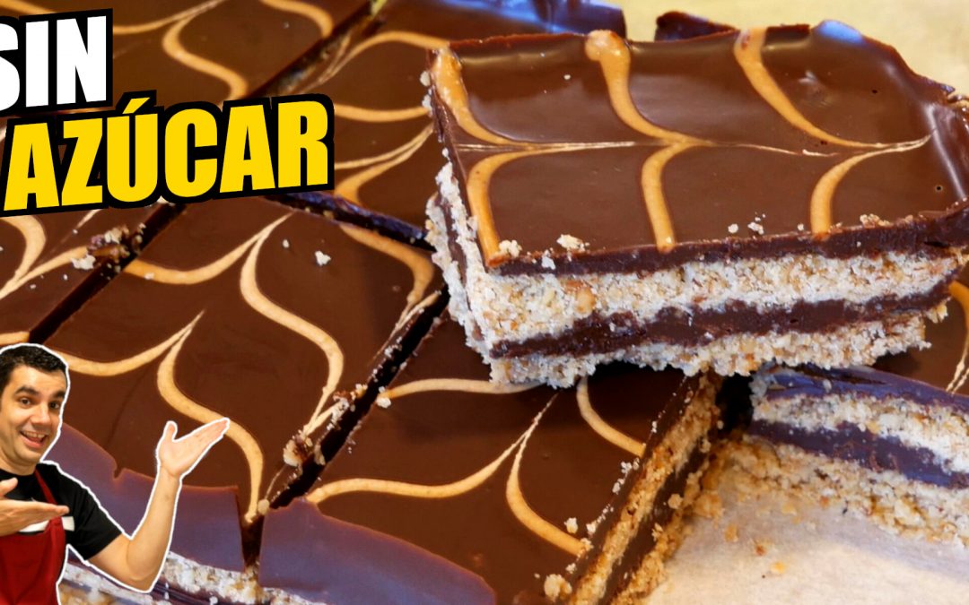 Pasteles de avena y chocolate saludables 😍😍 SIN AZÚCAR, SIN HORNO y con solo 4 INGREDIENTES