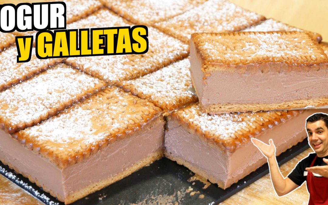 🍪🍦 El postre mas FÁCIL y DELICIOSO del mundo sin gelatina y sin hornear! Crema y chocolate