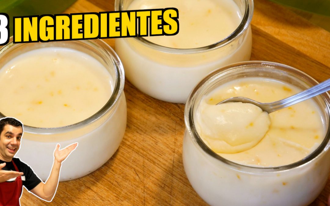 🍋 La Crema de Limón más Fácil: ¡Solo 3 Ingredientes! Sin huevos, sin almidón, sin harina 😱
