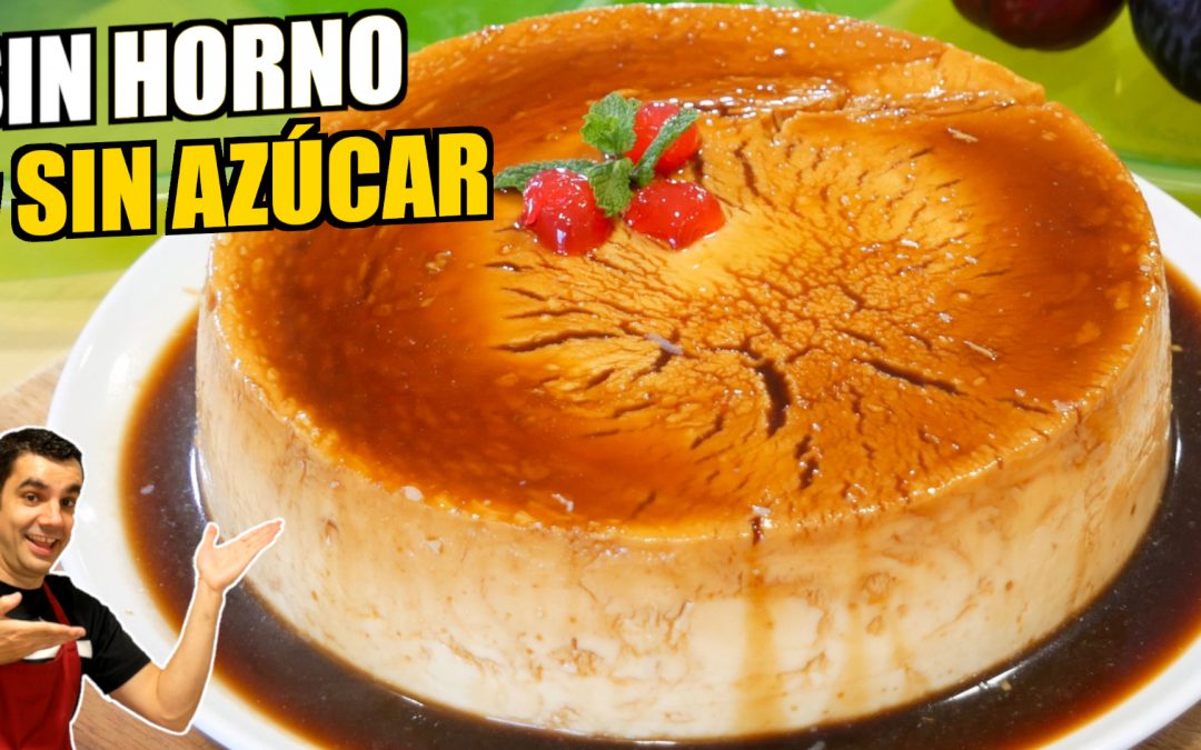 Pastel de MAIZENA , SIN AZÚCAR y SIN HORNO ni GLUTEN