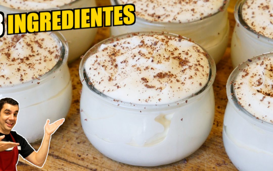 ¡SIN HORNO, SOLO SABOR! 🍰🌟 Descubre el Secreto de este Postre en 3 Ingredientes