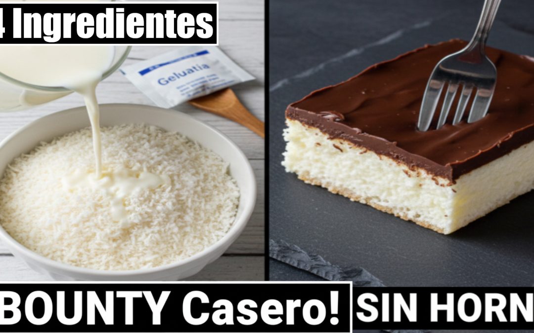 Postre Frío de Coco y Chocolate