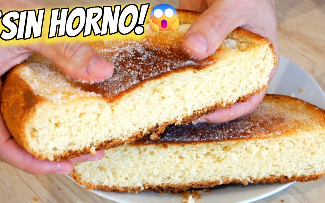 Pan dulce en sartén sin horno